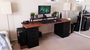Walnut Life Desktop Setup Gaming Desk Setup Desk Setup