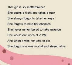 Samahrium Writing Poems Remember