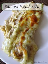 Salsa Verde Chicken Enchiladas Numstheword Mexican Food Recipes Food Recipes