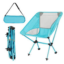 Folding Beach Chair Portable Lightweight Camp Chair With Adjustable Belt And Carry Bag Compact Backpacking Chair Camping Chairs Folding Beach Chair