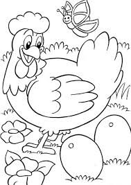 Free Easy To Print Chicken Coloring Pages Tulamama