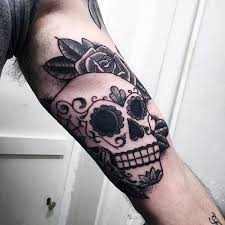 A sugar skull, or calavera in spanish, is a representation of the human skull in an artistic form or manner. 100 Sugar Skull Tattoo Designs For Men Cool Calavera Ink Ideas