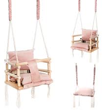 $88.92 + $8.30 shipping + $8.30 shipping + $8.30 shipping. Babyschaukel Kinderschaukel Holzstoff Babyschaukel Aufhangen 3in1 Rosa Grau 8336 Ebay