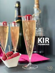 Flute De Champagne Et Kir Royal Framboise Recette Flutes