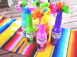 An Easy Step By Step Tutorial For Diy Painted Corona Bottles Corona Beer Party Mexican Party Theme Fiesta Theme Party