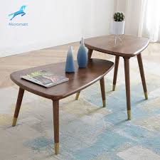 Modern Home Center Coffee Table Solid Wood Tea Table High And Low Combination Coffee Table Gold Leg Coffee Tables Aliexpress