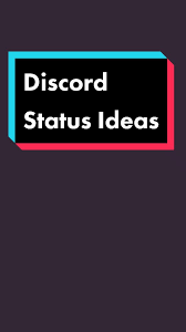 Maybe you would like to learn more about one of these? Discordstatusideas Hashtag Videos On Tiktok