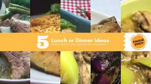 Dinner ideas for tonight pinoy. 5 Day Lunch Or Dinner Ideas Part 1 Filipino Food Meal Plans Foodie Pinoy Youtube