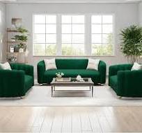 Amazon.com: Sofá de terciopelo de lujo de 3 piezas para sala ...
