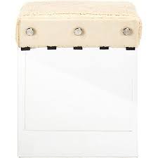 Acrylic Shearling Stool Reviews Cb2 Shearling Cb2 Standard Furniture