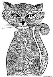 Adult coloring pages cat coloring page printable coloring pages coloring sheets coloring books kids coloring colorful drawings colorful pictures art. Printable Cat Coloring Pages For Adults Novocom Top