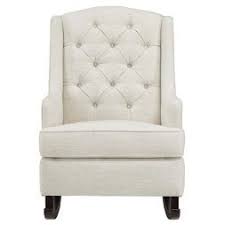 Baby Relax Zoe Tufted Rocking Chair White Tufted Rocking Chair Wingback Rocking Chair Chair