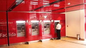 Santander Bank Branch Atms The Financial Brand Retail Banking Bank Design Santander Bank