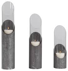 Set of 3 taper candle holders gold table candlestick holder for wedding dinning party candle holders for taper candles there are 17191 taper black crystal taper candle holder set of 3 40c46 ls plus nuptio candlestick holders taper candle 6 pcs 3 sets stick set gold black br table decorative. Rustic Modern Raw Iron Pillar Candle Holder Set 3 Cylinder Hurricane Industrial Industrial Candleholders By My Swanky Home Houzz
