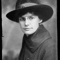 Miss Maude Reid, Red Cross Public Health Nurse, of Lake Charles, La., who  was awarded the loving cup given annually by the Lion's Club of Lake  Charles to the citizen who has