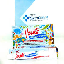 Obat jerawat acnes digunakan untuk mengatasi jerawat dan bekas jerawat yang ada di kulit. Verile Acne Blemish Cream 10 Gram Krim Penghilang Bekas Jerawat Apotek Surya Sehat Shopee Indonesia