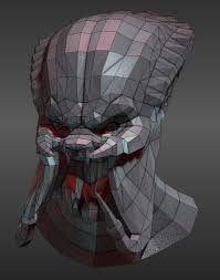 3d Model Of Predator Pepakura Predator 3d Model Alien Vs Predator