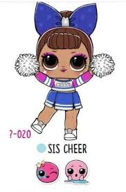 Lol Surprise Under Wraps Wave 2 Sis Cheer Authentic New Cheerleader Color Change Lol Dolls Cute Dolls Lol