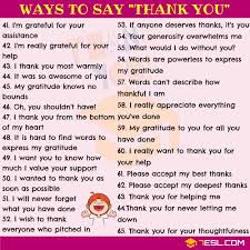 65 Ways To Say Thank You In Speaking Writing Thank You Synonym 7 E S L Thank you for your patience. 7 esl