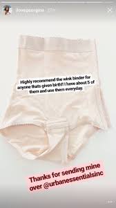 Testimonial from #Winkmom Georgina Wilson: "I haven't taken my Wink binder  off since I gave birth and I feel naked without it!!! It feels amazing! I  highly recommend it to everyone that's