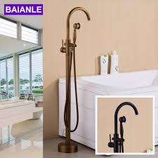 Mit einer freistehenden badewanne von duschmeister.de wird ihr badezimmer badewannen alle badewannen acryl badewanne stahl badewanne emaille badewanne freistehende badewannen. Sitzen Antike Messing Heisser Und Kalten Bad Freistehende Badewanne Waschbecken Mixer Wasserhahn Einzigen Handgriff Badewanne Wasserhahn Mit Hand Dusche Faucet Hot And Cold Brass Bathroom Faucetbrass Bathtub Faucet Aliexpress