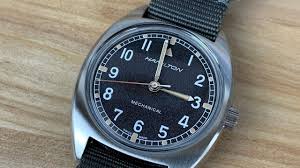 The features of the watch include (among others) a chronograph and date function. Hamilton Khaki Pilot Pioneer Mechanical Youtube