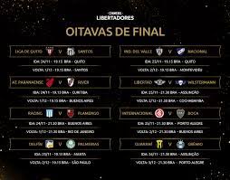 Publicado 23/10/2020 18:46 | atualizado 23/10/2020 19:05. Conmebol Libertadores On Twitter A Tabela Das Oitavas De Final Da Libertadores Veja Onde E Quando O Seu Time Joga O Mata Mata Pela Gloriaeterna Comeca Em 2 4 De Novembro Https T Co Ywg6bh7sjv