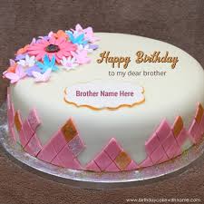 Cake brother name images happy birthday wishes. Brother Name Birthday Cake Pictures Create