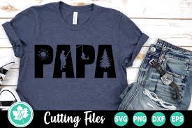 Download Papa Fishing A Father S Day Svg Cut File 268476 Cut Files Design Bundles