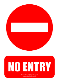 4.5 of 5 (4) 5 save. No Entry Signs Poster Template