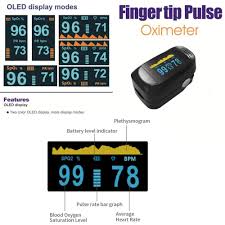 Oximeters report blood oxygen levels via an oxygen saturation measurement called peripheral having a normal oxygen level does not mean that you are free of infection. Jumper Alat Pengukur Detak Jantung Kadar Oksigen Fingertip Pulse Oximeter C101a2 Black Jakartanotebook Com