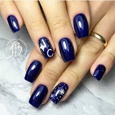 If you like the previous look, this look could be. Nail Art Designs Navy Blue Attractive Nail Design