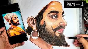 Chhatrapati Shivaji Maharaj🚩Drawing|| part 2 coloring|| #viral  @The_Masterpiece_Maker
