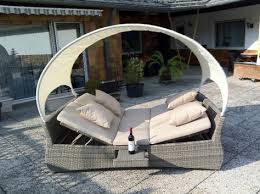 Trendige Sonneninsel Rhodos Sonnenliege Gartenliege Sonnenbett Garten Gartenmobel Aussenterasse