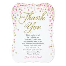 Start designing your own now! What To Write On Thank You Card For Baby Shower