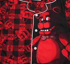 Five Nights At Freddys Boys Girls 5 Nights Pajama Set Freddy Plaid Shirt And Pants