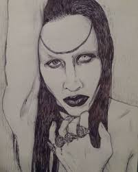 Today is the 28th anniversary of the release of that game-changer timeless  Masterpiece of music and visual that Marilyn Manson's "Antichrist  Superstar" is. Here you are some of the drawings I made