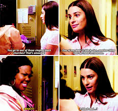 Mercedes And Rachel In 2009 Glee Memes Glee Funny Glee Cast