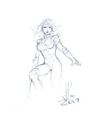 Vambre warrior throughout the years left to right: Artstation Female Character Fantasy Sci Fi Kyle Anderson