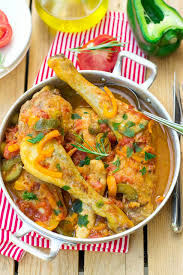 Poulet Basquaise Poulet Basque Recette Poulet Basquaise Poulet