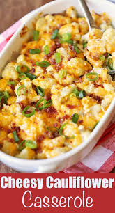 Keto Cauliflower Casserole With Sour Cream And Bacon Tasty Cauliflower Cauliflower Casserole Recipes Healthy Food Blogs