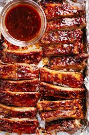 Do you know how to cook baby back ribs in the oven? Sticky Oven Barbecue Ribs Cafe Delites