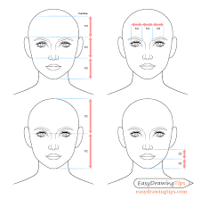 Then cut the oval in half again, this time horizontally. How To Draw A Female Face Step By Step Tutorial Easydrawingtips