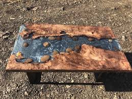 Maple River Mesa De Piedra De Borde Vivo Etsy Coffee Table Size Live Edge Small Coffee Table