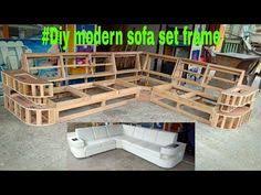Just like other plans, you're going to build the sofa just one chair at a time before putting it all together. Diy Modern Sofa Set Frame Making Youtube Modern Sofa Set Modern Sofa Sofa Set