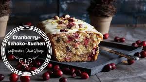 Streuselkuchen schnell und super lecker. Frischer Cranberry Schoko Kuchen Youtube