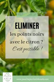 Eliminer Les Points Noirs Avec Le Citron Citron Bienfaits Point Noir Eliminer Les Points Noirs