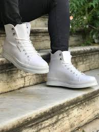 Chekich Erkek Bot Ch055 Beyaz Erkek Bot Bot Ayakkabi Erkek