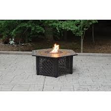 Endless summer 30,000 btu outdoor propane gas white fire glass patio fire pit. Blue Rhino Propane Gas Slate Fire Pit Table