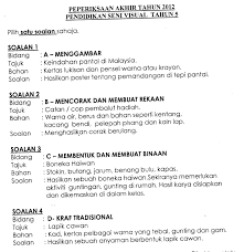 Kupasan mutu jawapan, soalan kbat, soalan sebenar peperiksaan spm. Buletin Sk Bukit Rimau Soalan Akhir Tahun 2012 Psv Tahun 5